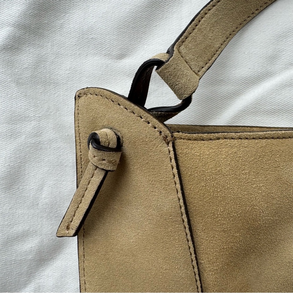 Isabel Marant Beige Suede Shoulder Bag NWOT - Picture 5 of 10